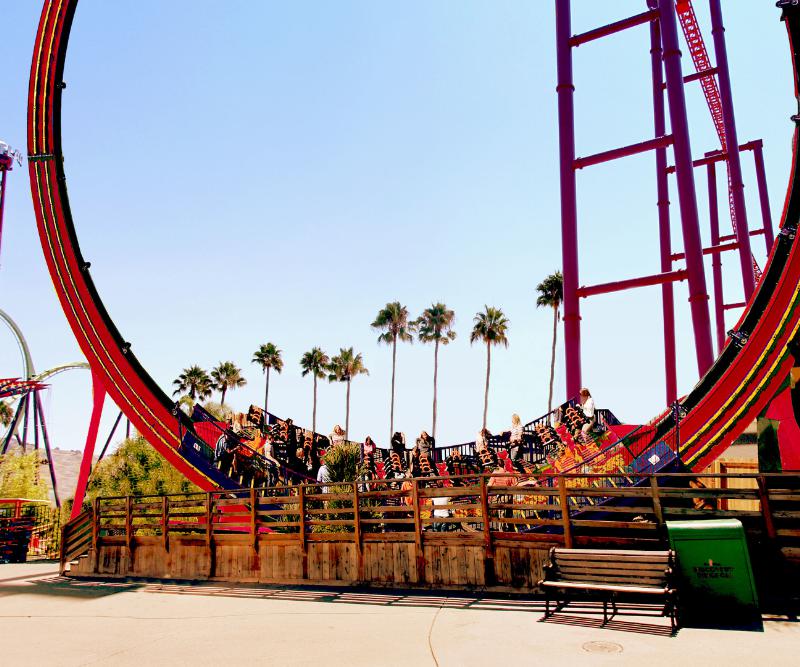 Six Flags Discovery Kingdom Dare Devil Chaos Coaster